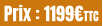 Prix : 1199€TTC